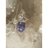 pendentif tanzanite argent 925