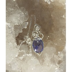 pendentif tanzanite argent 925