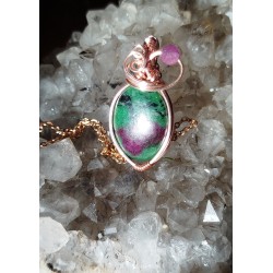 pendentif rubis zoisite