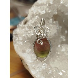 pendentif tourmaline melon d'eau