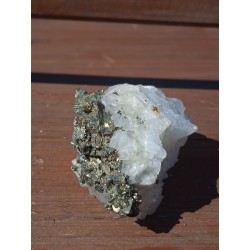 Pyrite et son Quartz