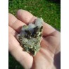 Epidote sur quartz - Maroc